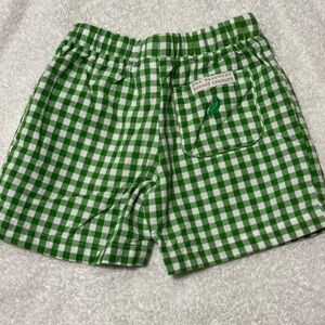 Beaufort Bonnet Shelton Shorts - Green Gingham - 3T - Worn Once